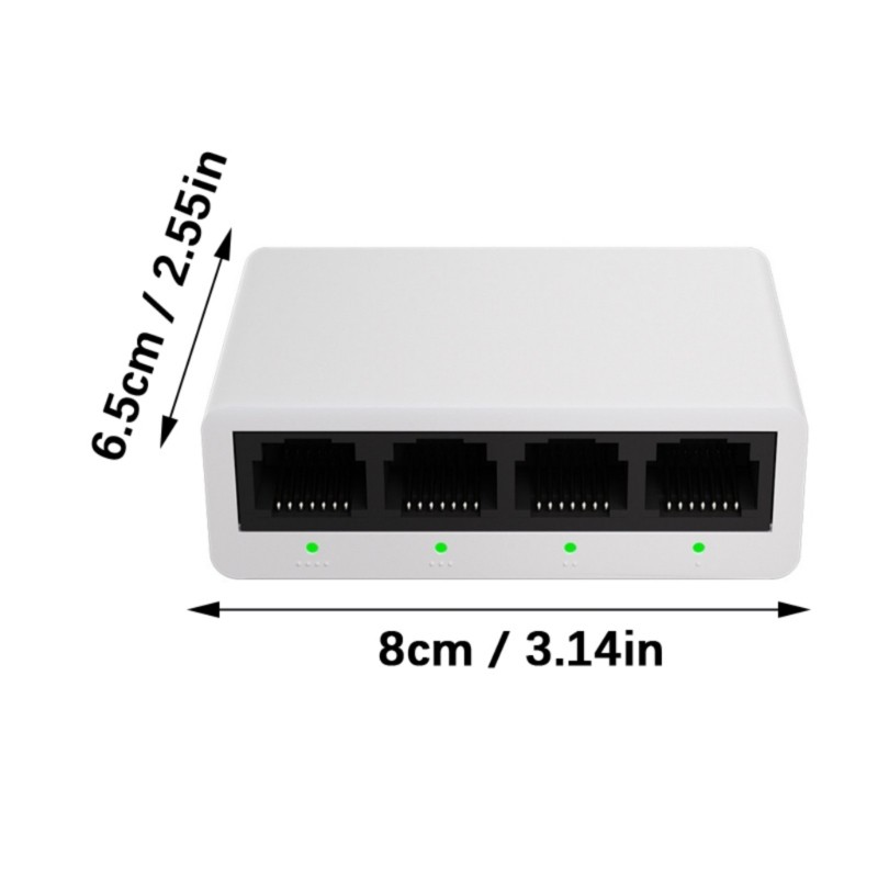 Energy Efficient 4 Port Net Divider Dense Plan 10/100Mbps Speed