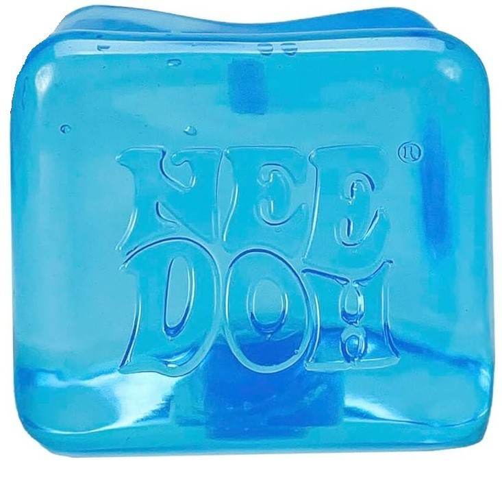 Nee Doh Nice Cube Super Solid Squish (Blue) New Sealed