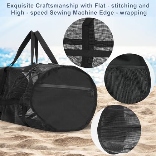 Diving Mesh Duffel Bag Large Capacity, Quick-Dry Ventilation System Mesh
