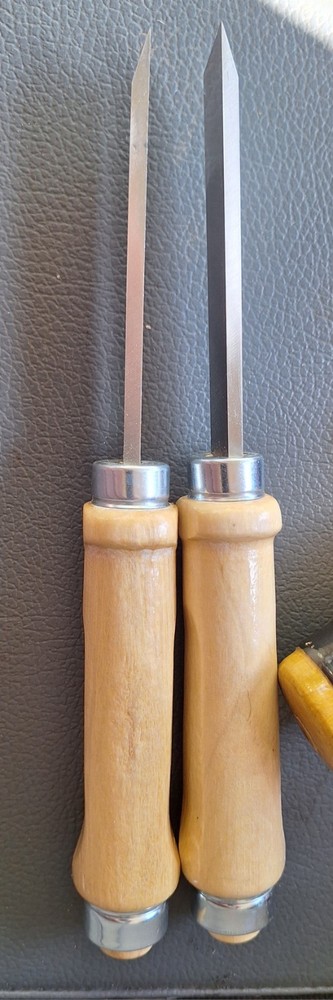 Flat Skew Paring, Marking, Carving Chisel Set