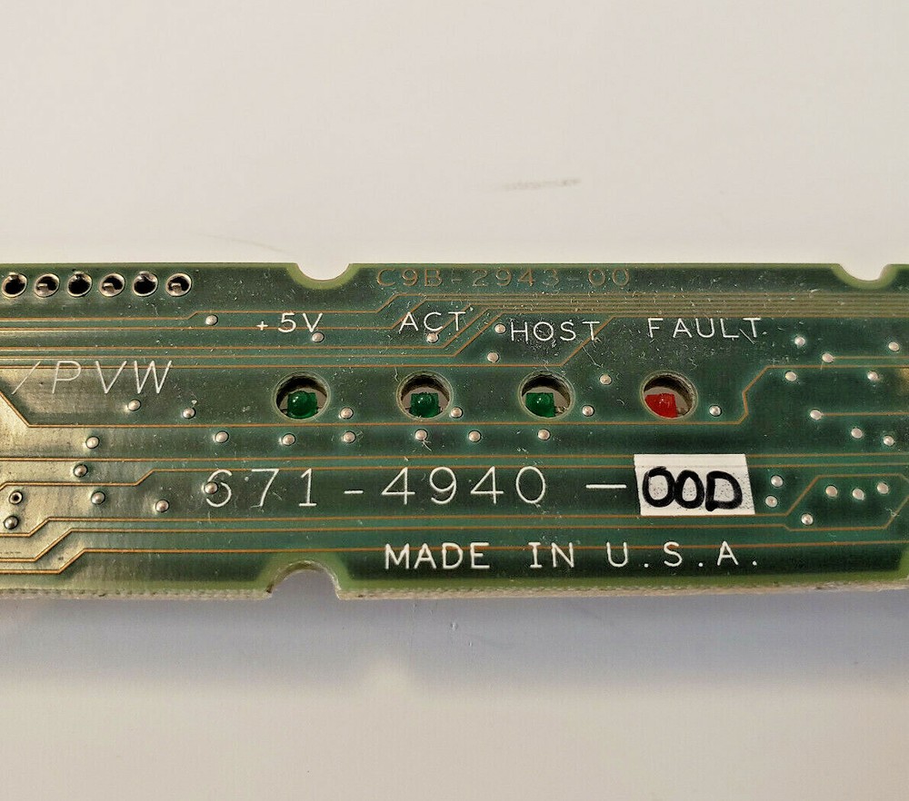 Grass Valley Machine Control/PVW Board 671-4940-00D