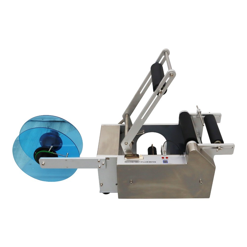 Round Bottle Labeling Machine Label Applicator Machine Packing Tool Ф0.47"-3.54"