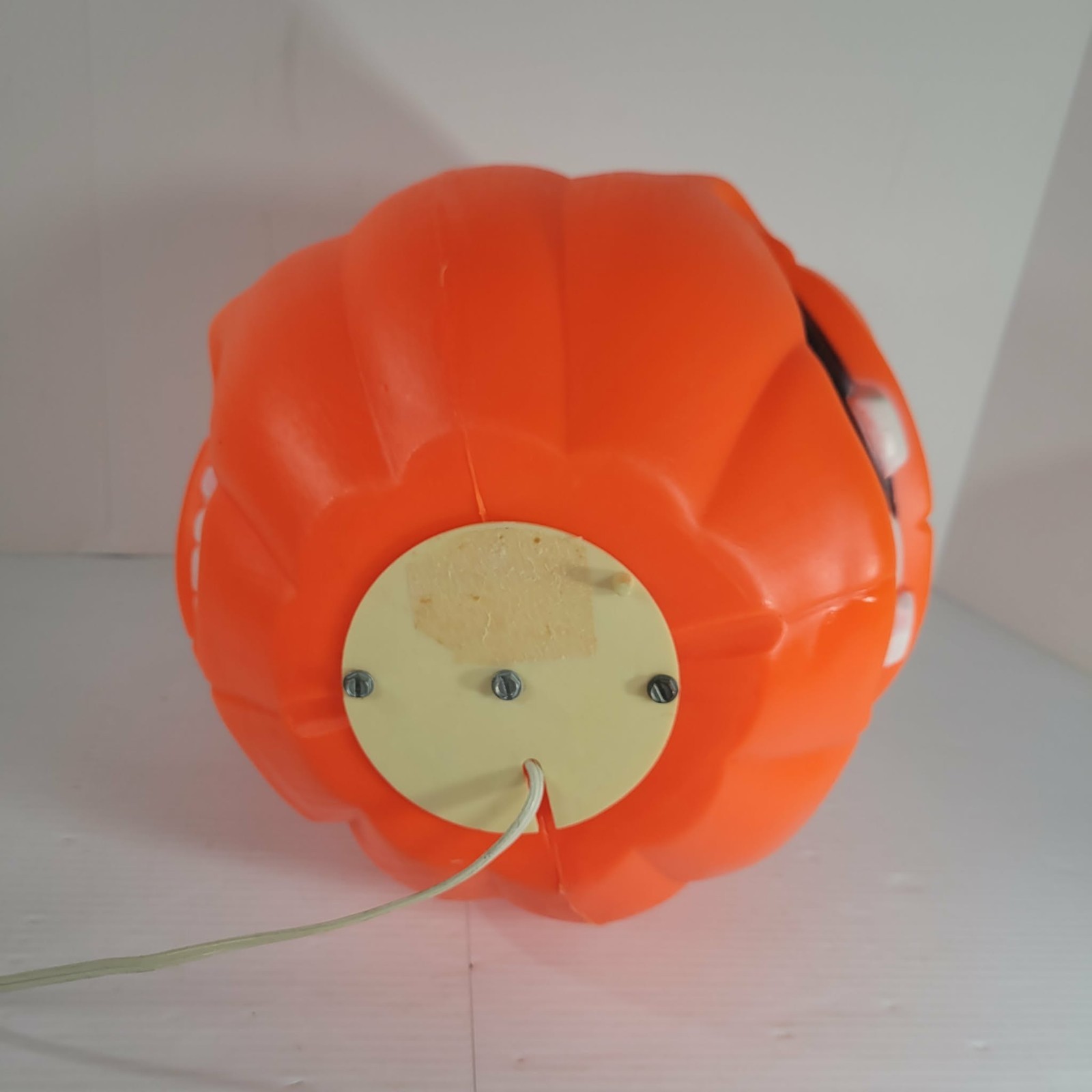 Vtg Empire Two Faced Double Sided Light Up 13" Blow Mold Jack O Lantern Lights