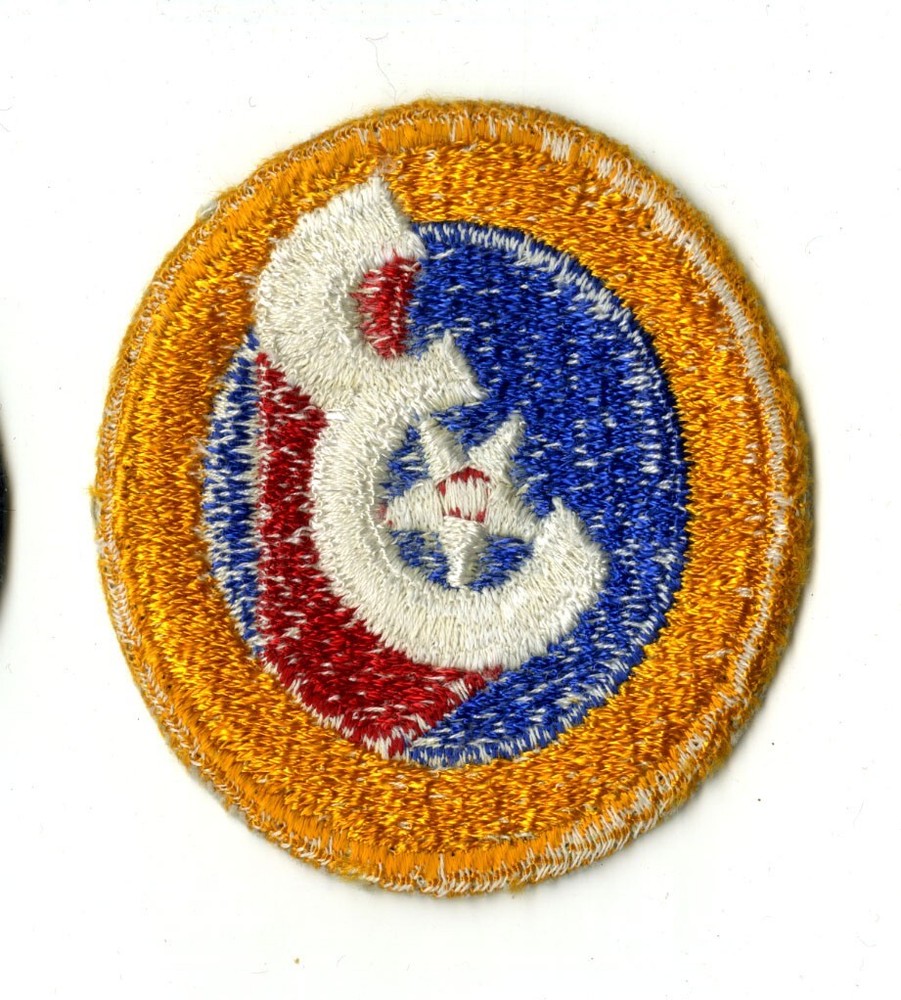 3rd Air Force Patch White Back WWII Vintage Florida Antisubmarine