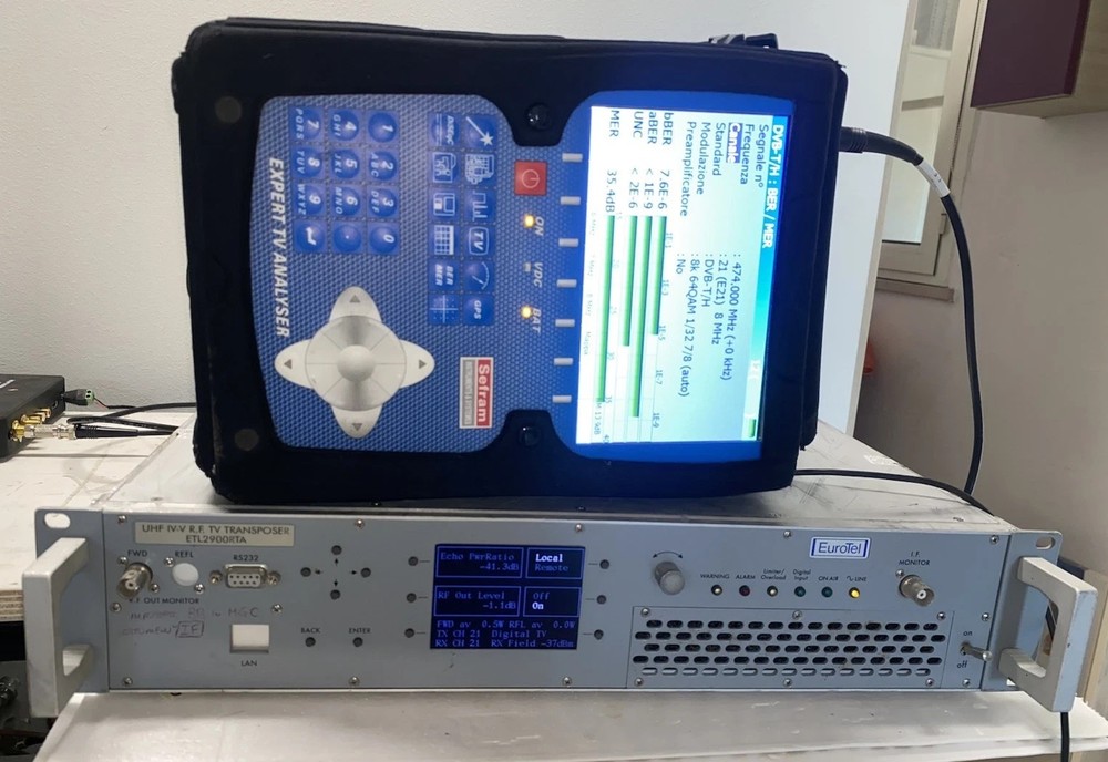 DVB-T Transmitter -ATSC - GAP-FILLER UHF 1 Watt ETL 3100 TESTED