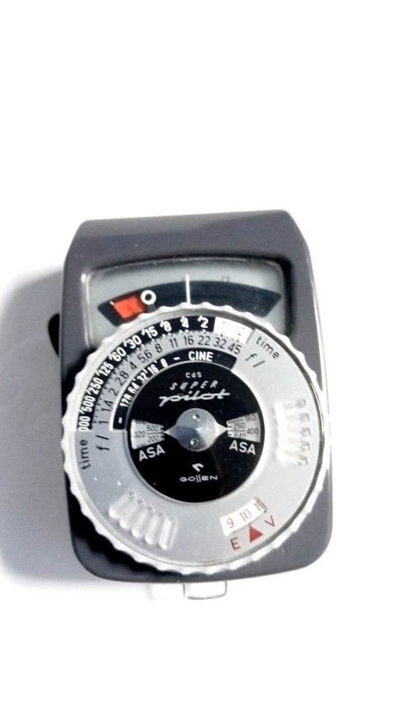 Gossen Super Pilot CdS Light Meter w/ Case Great Condition