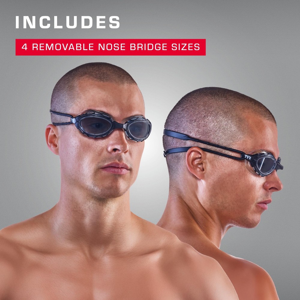 TYR Nest Pro Performance Goggle - Clear - Wide Peripheral Range