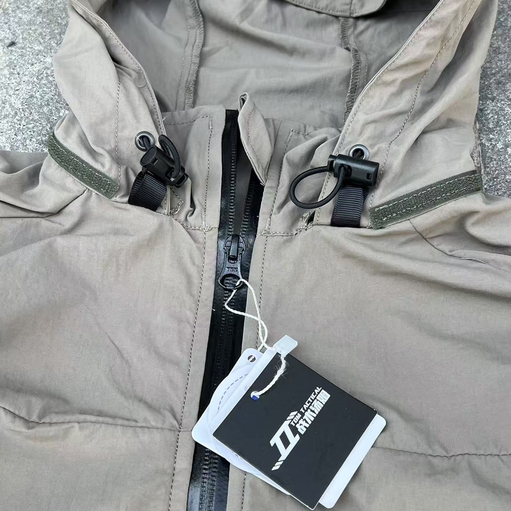 Orc Outdoor Soft Shell Jacket Pcu L5 Version 160D Nylon Hooded Windproof Jacket