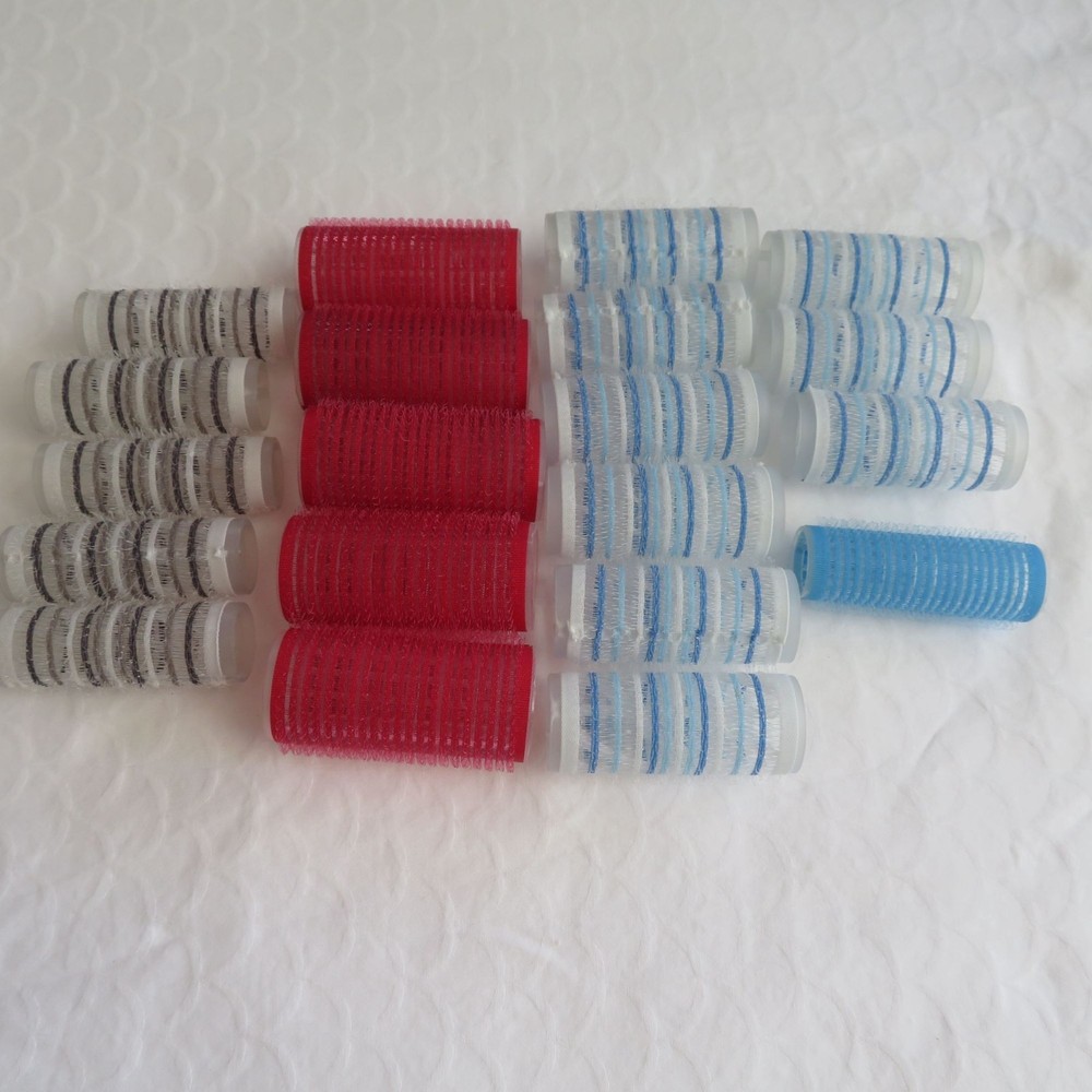 Plastic Brush Magnetic Hair Rollers 20 Pieces Multicolor Flexible Styling Tools