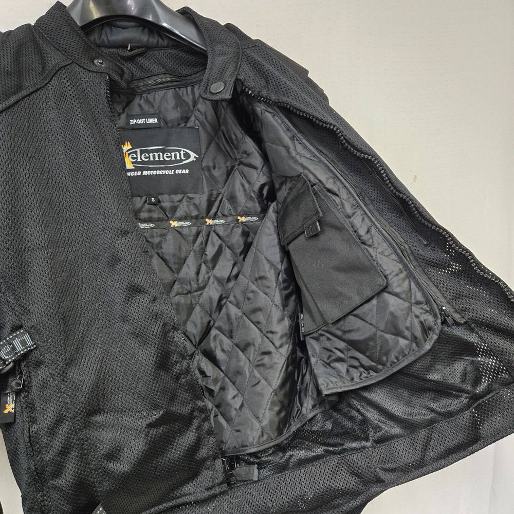 Xelement Textile Vented Jacket Black Small *CLOSEOUT Was $69.95*