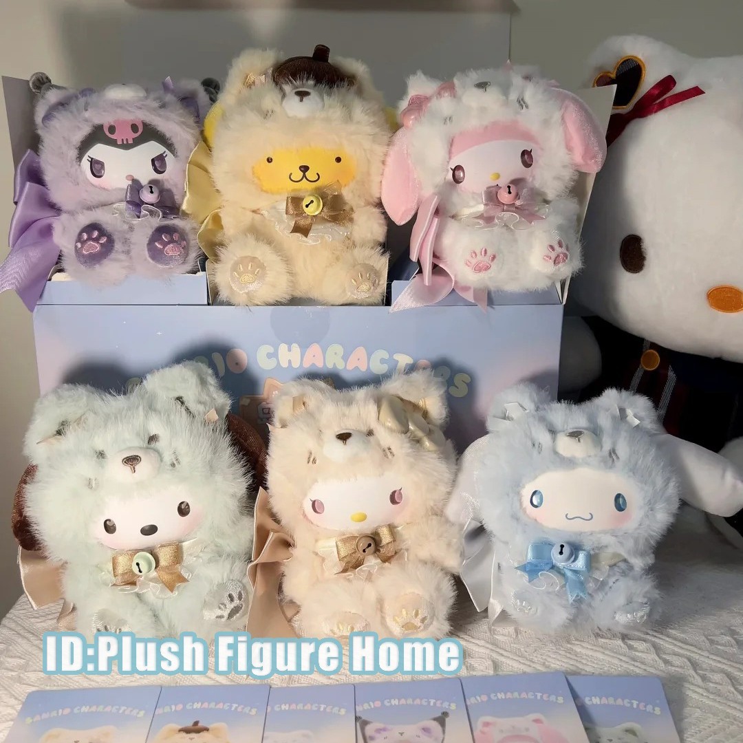 MINISO Sanrio Characters Fox Island Series Plush Confirmed Blind Box Toys Gift