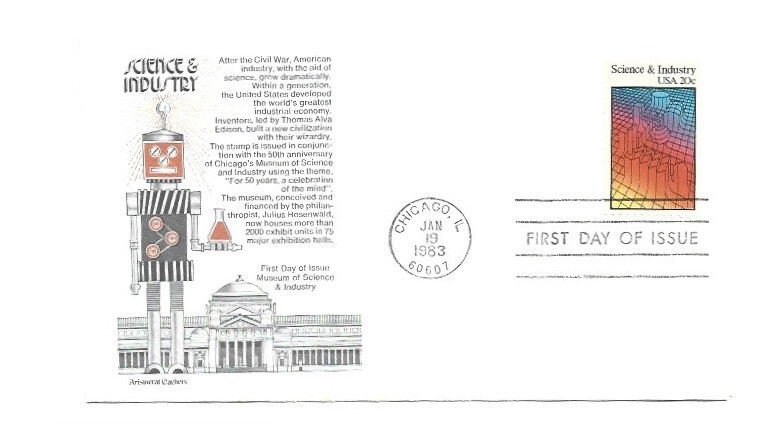 2031 Science & Industry, Aristocrat Cachets FDC