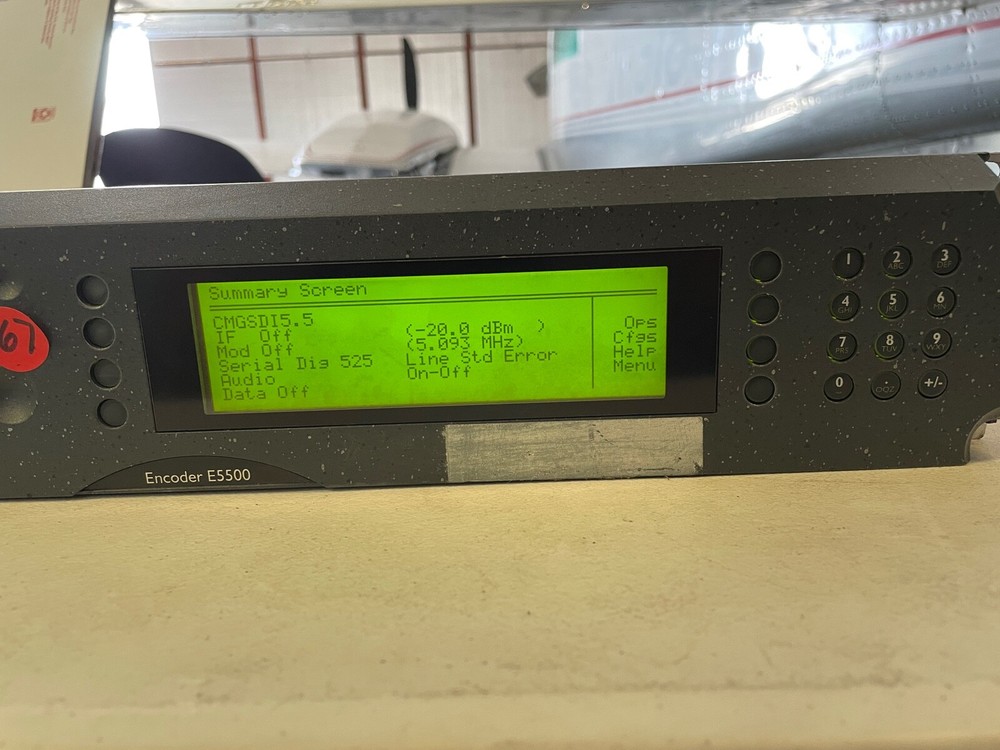 TANDBERG E5500 DSNG VOYAGER SD EVOLUTION 5000 w QPSK Modulator