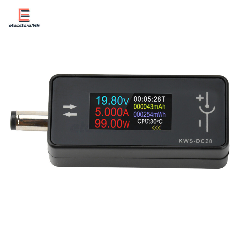 DC5.5*2.5 Current Voltage Power Meter Tester Digital LCD Display Meter DC 4-30V