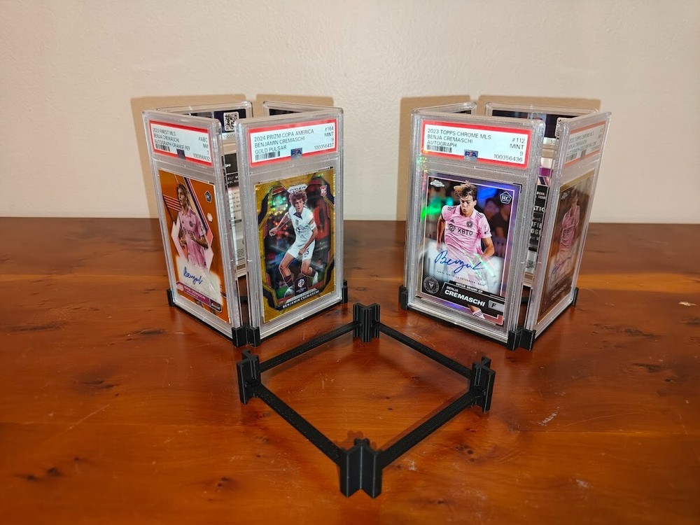 PSA Slab Display Easy Stack Black Sports card display