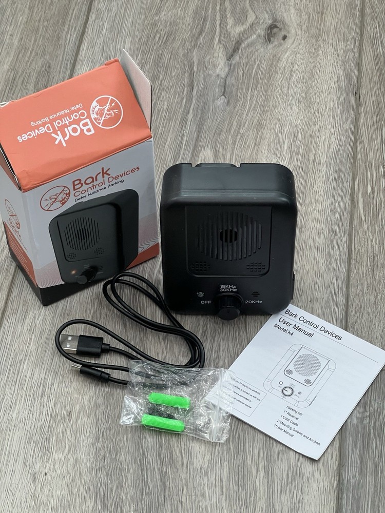 Bark Control Device Ultrasonic Dog Puppy Deter Nuisance Barking Training