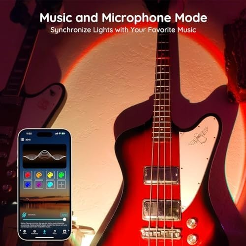 Sunset Lamp Projector with APP Control – Multicolor LED
