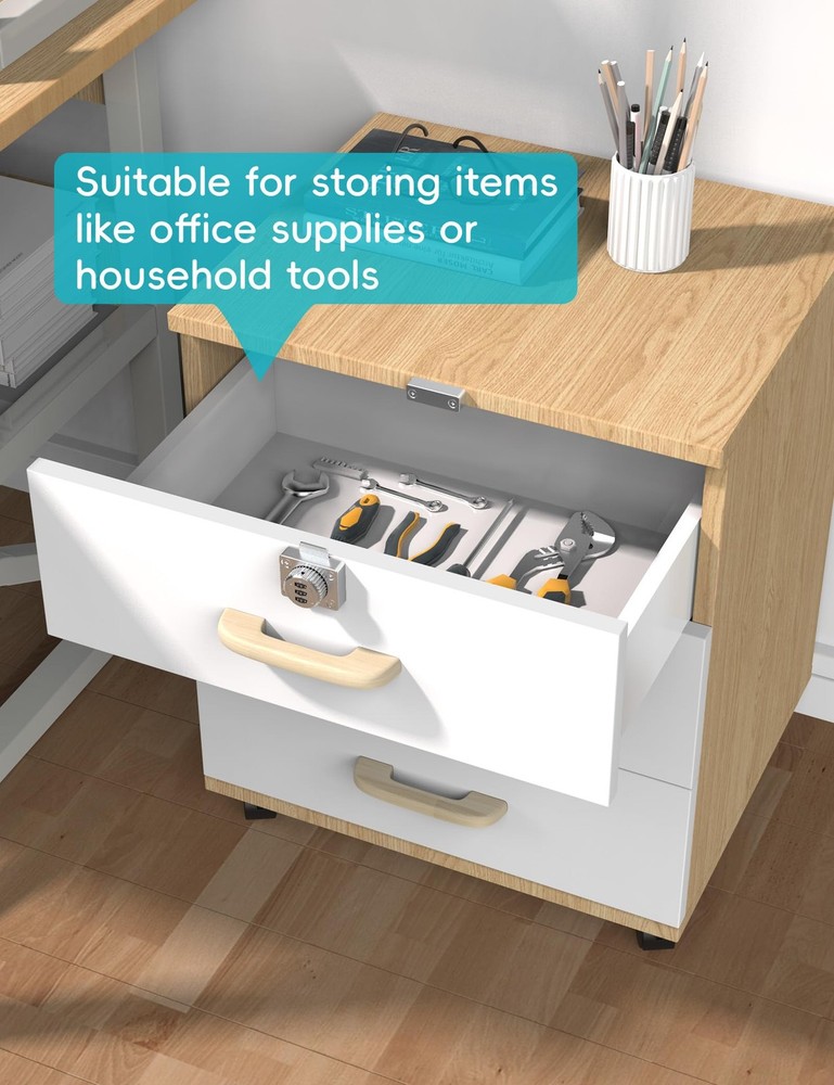 OneWay Door Combination Lock Silver Keyless 1000 Password Security Bolt