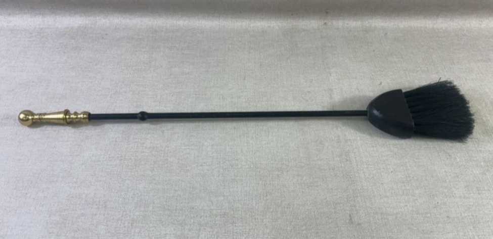 Vintage Cast Iron Fireplace Tool Set 3 Pc + Stand