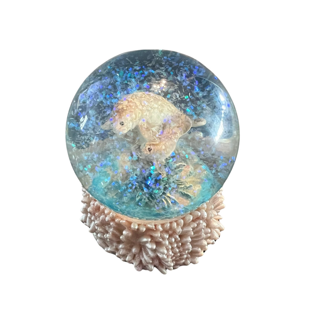 3" Tall Manatee Snow Globe