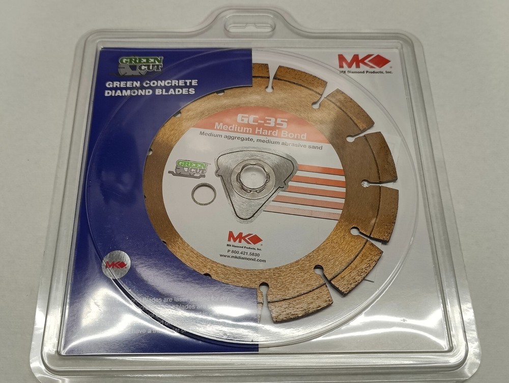 GC-35 Medium Hard Bond Green Cut Diamond Blade