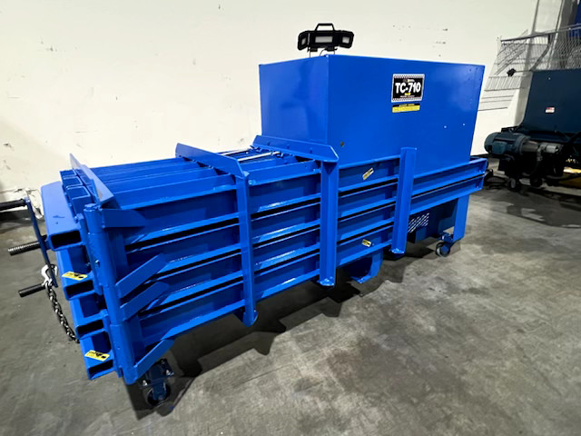 9x TC-710 Recycling Baler - Compacts Aluminum Cans and Bottles