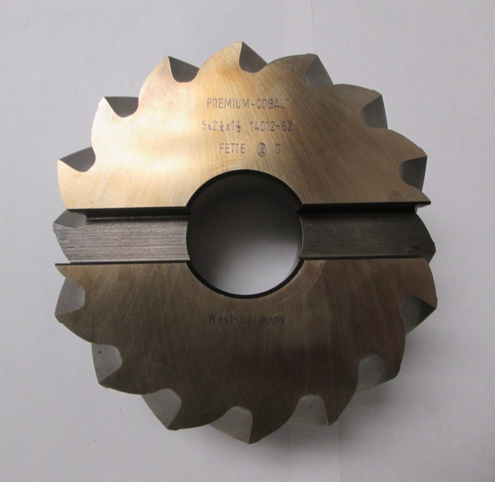 FETTE 5% Premium Cobalt Shell End Mill, 5" Diameter