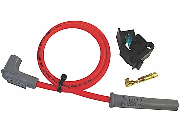 MSD 34069 Replacement Super Conductor Plug Wire, 48" Long, Red