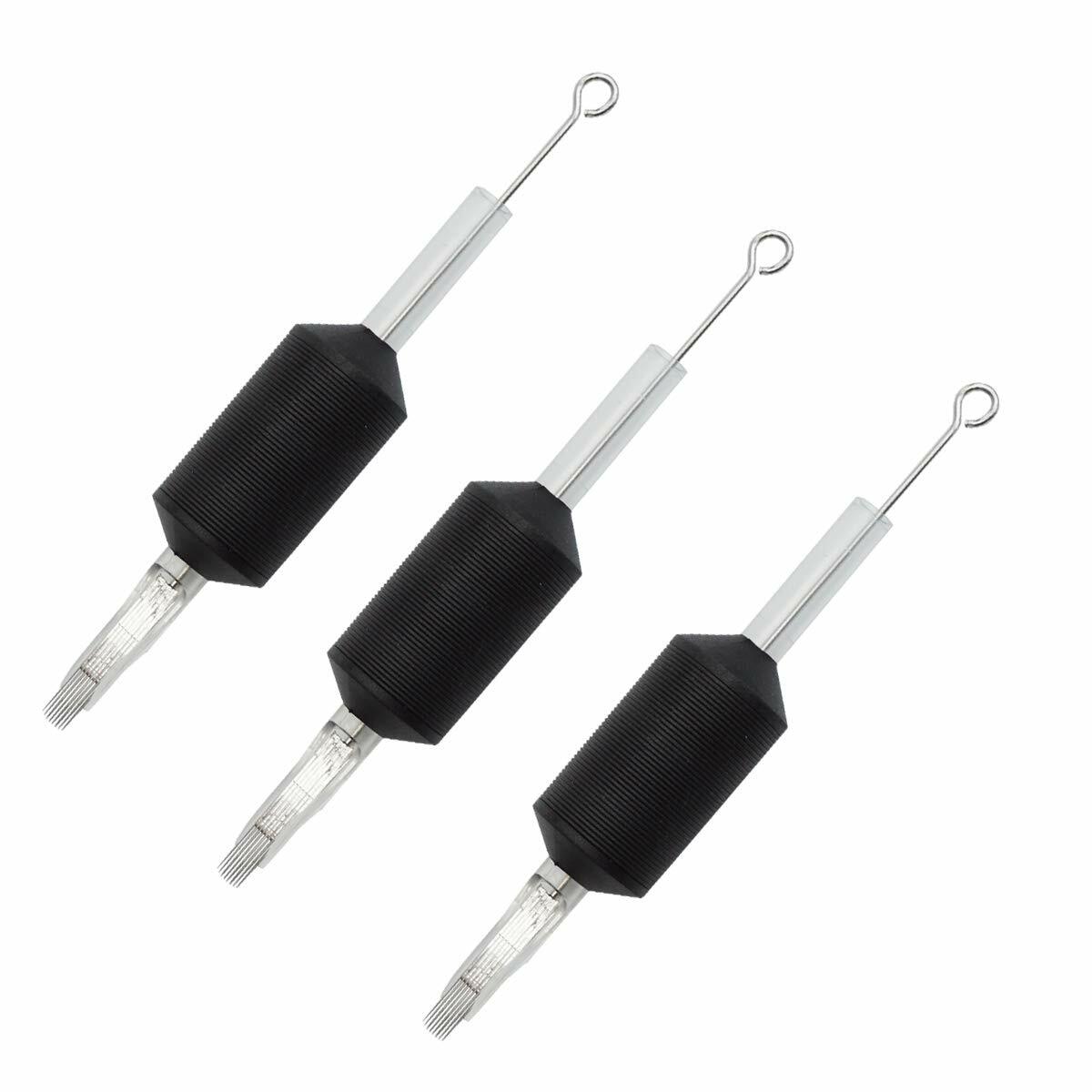 Disposable Tattoo Needles Tubes Combo 25mm 1" Grip 40PCS MIXED Sizes RL,RS,RM