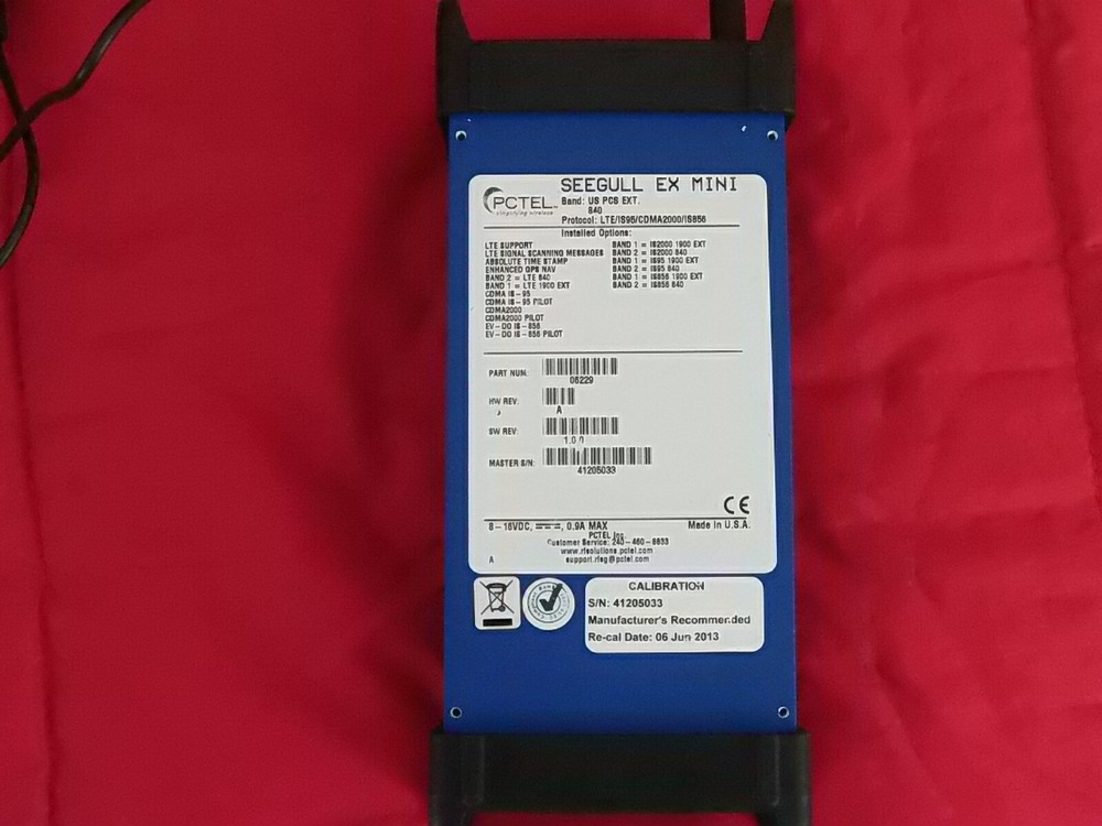 PCTEL RF Solutions SeeGull Ex Mini WCDMA RF Scanning Receiver