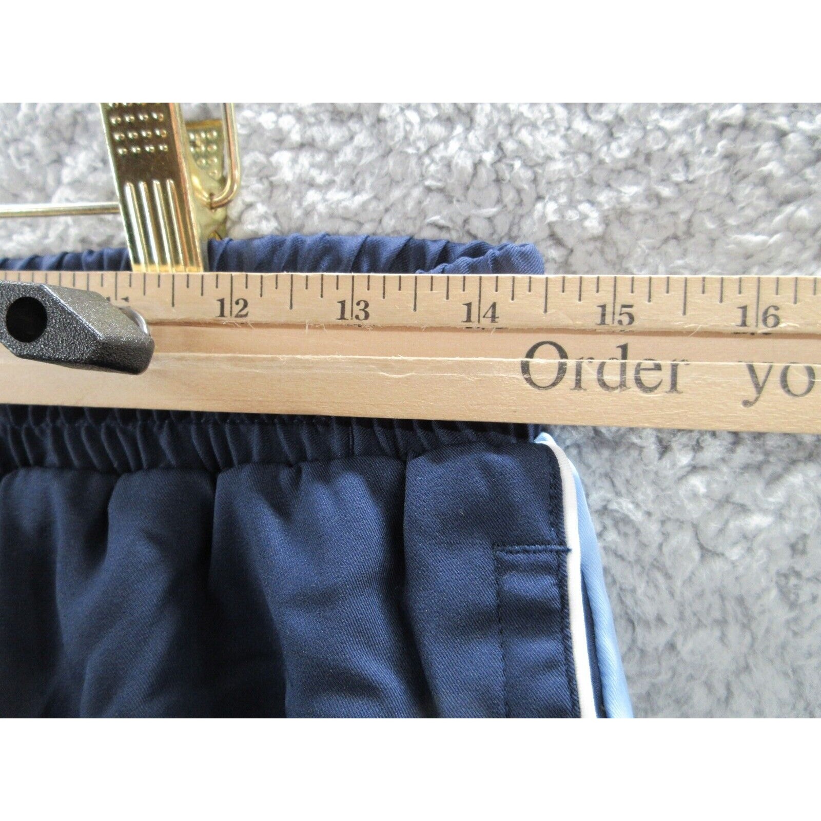 NWT Sergio Tacchini Monte Carlo Tennis Shorts Navy Blue Logo Men's Medium