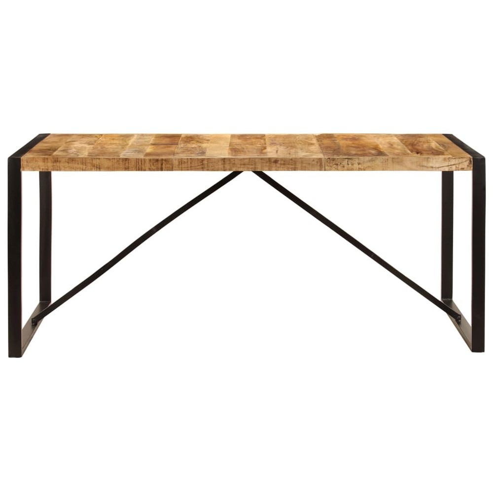 Dining Table Kitchen Table Dining Room Dinner Table Solid Mango Wood vidaXL