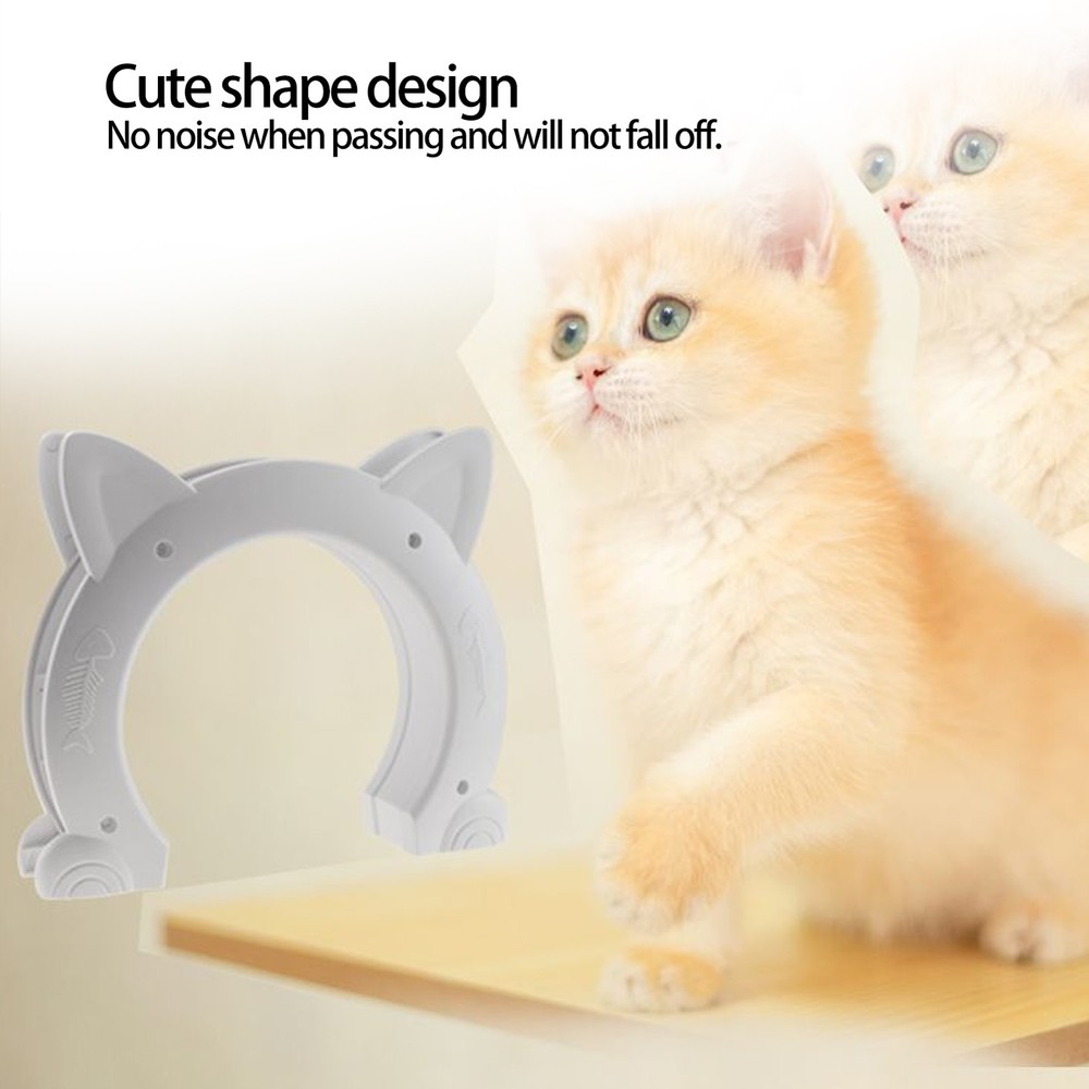 Cute Cat Pass Through Door For Easy Access For Pets