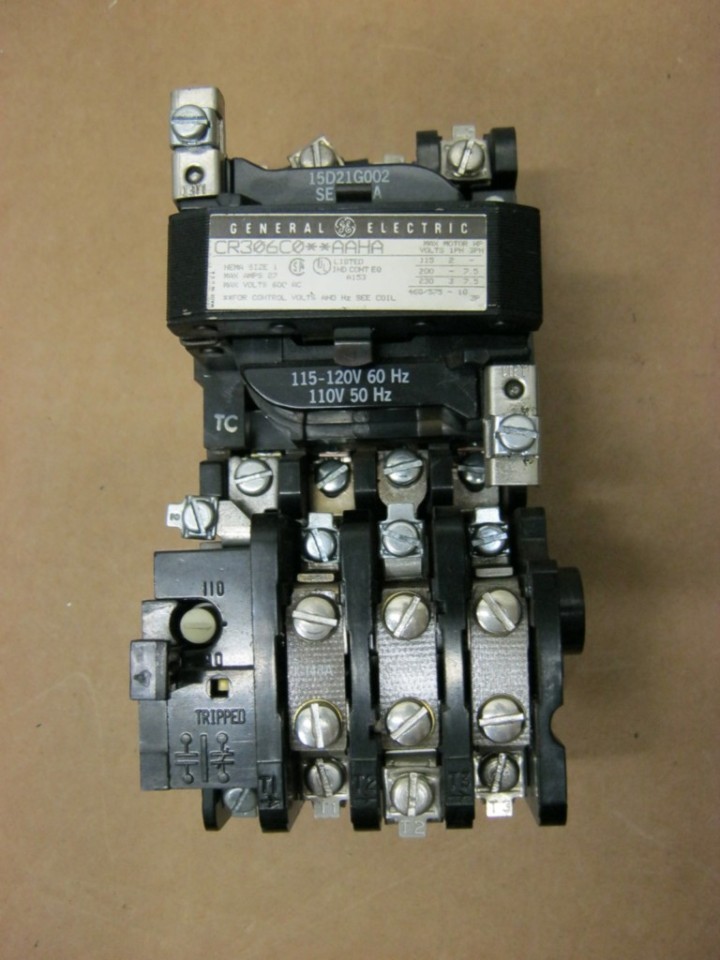GE General Electric CR306C0**AAHA Size 1 Starter (untested) #2