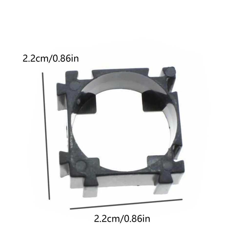 18650 Cylindrical Battery Holder Lithium Batteries Bracket Support 100Pcs/Set E
