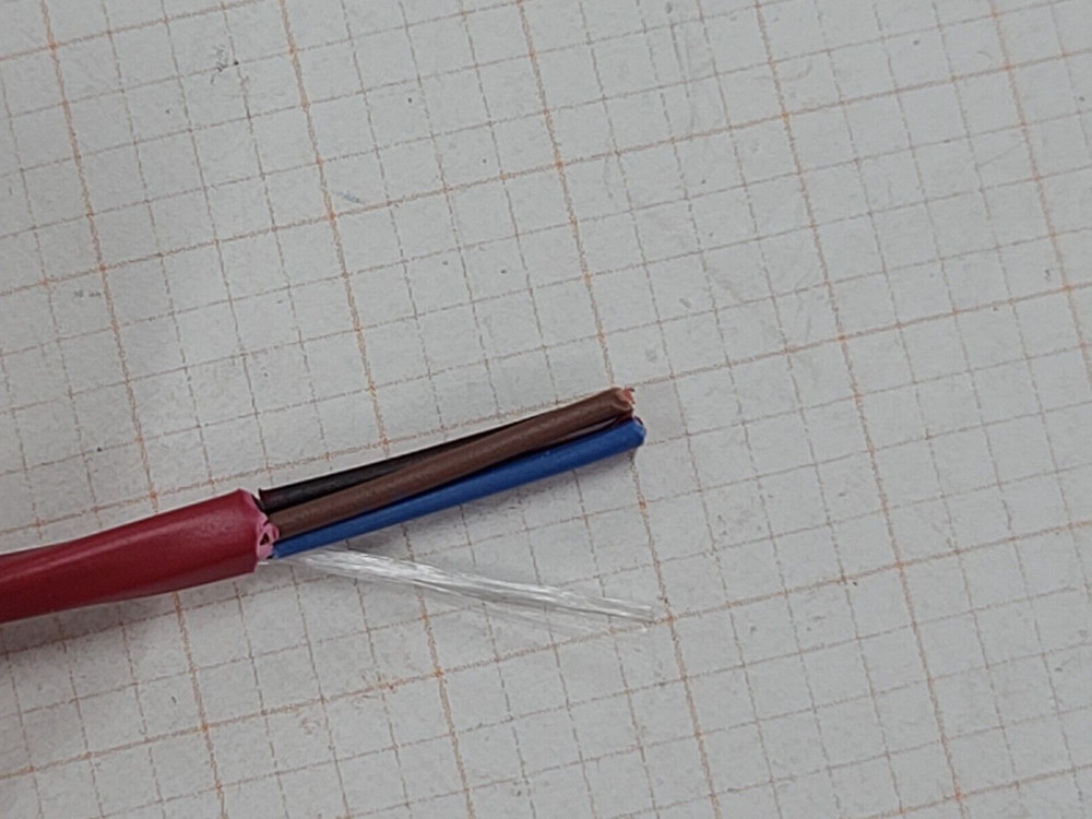 Carol E3504S 18/4C Solid Plenum Fire Alarm Wire Cable FPLP Red /100ft