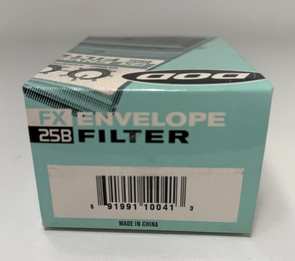 DOD FX25B Envelope Filter Guitar Effect Pedal w Box Manual Mint Condition Tested