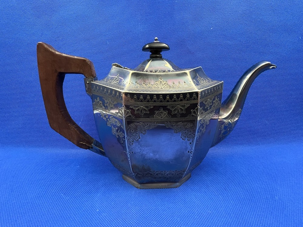 Antique Silver plated Teapot, JD & S.