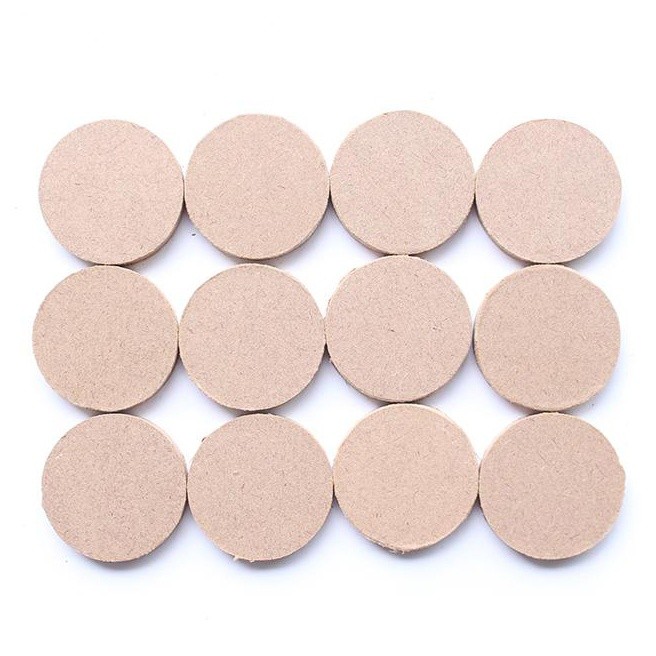 Little Birdie MDF Shape Round 12/Pkg-5Cm
