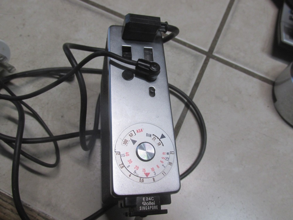 Rollei Flash E24C With Rollei Power Adapter Tested And Working