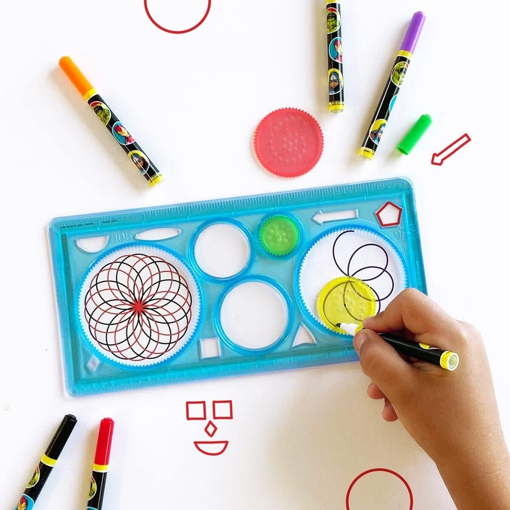 Marvel Avengers Super Activity Collection Set with Mini Coloring Tools, Stickers