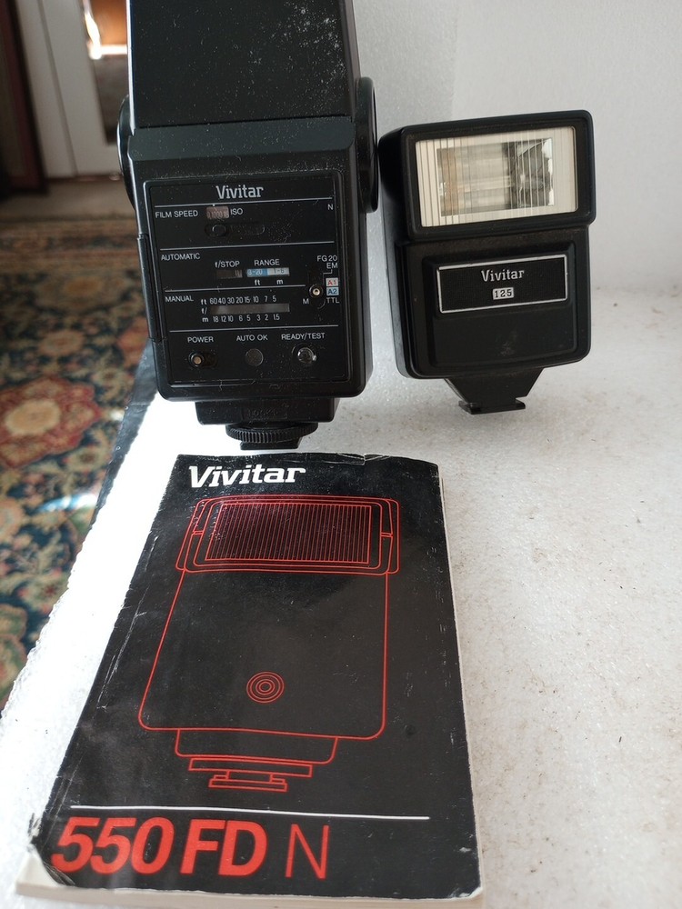 Lot 2 Vtg Vivitar Camera Accessories