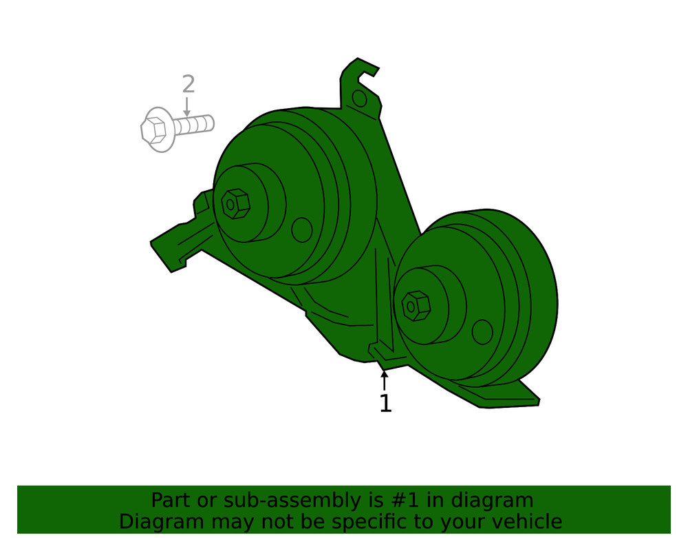 Genuine Ford Horn Assembly JL7Z13832C