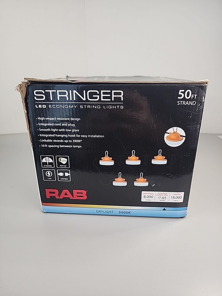 RAB Stringer led String Lights 50ft