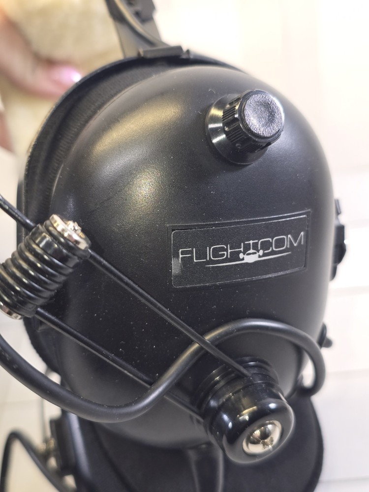 Flightcom Aviation Helicopter Headset Flight Com