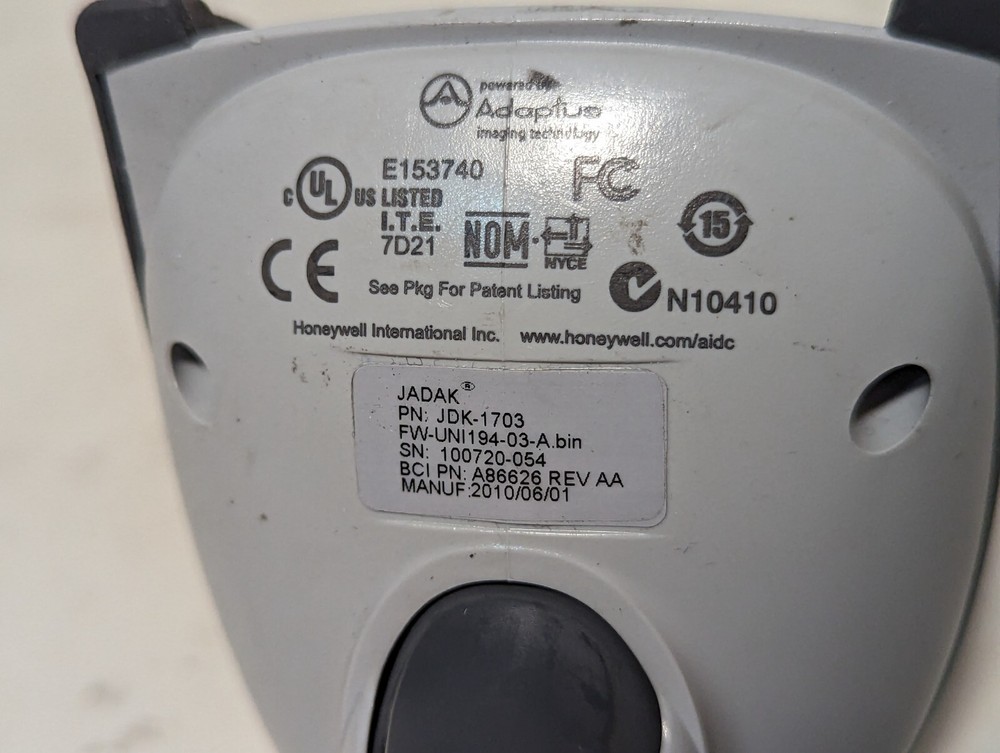 Honeywell Jadak JDK-1703 USB bar code scanner