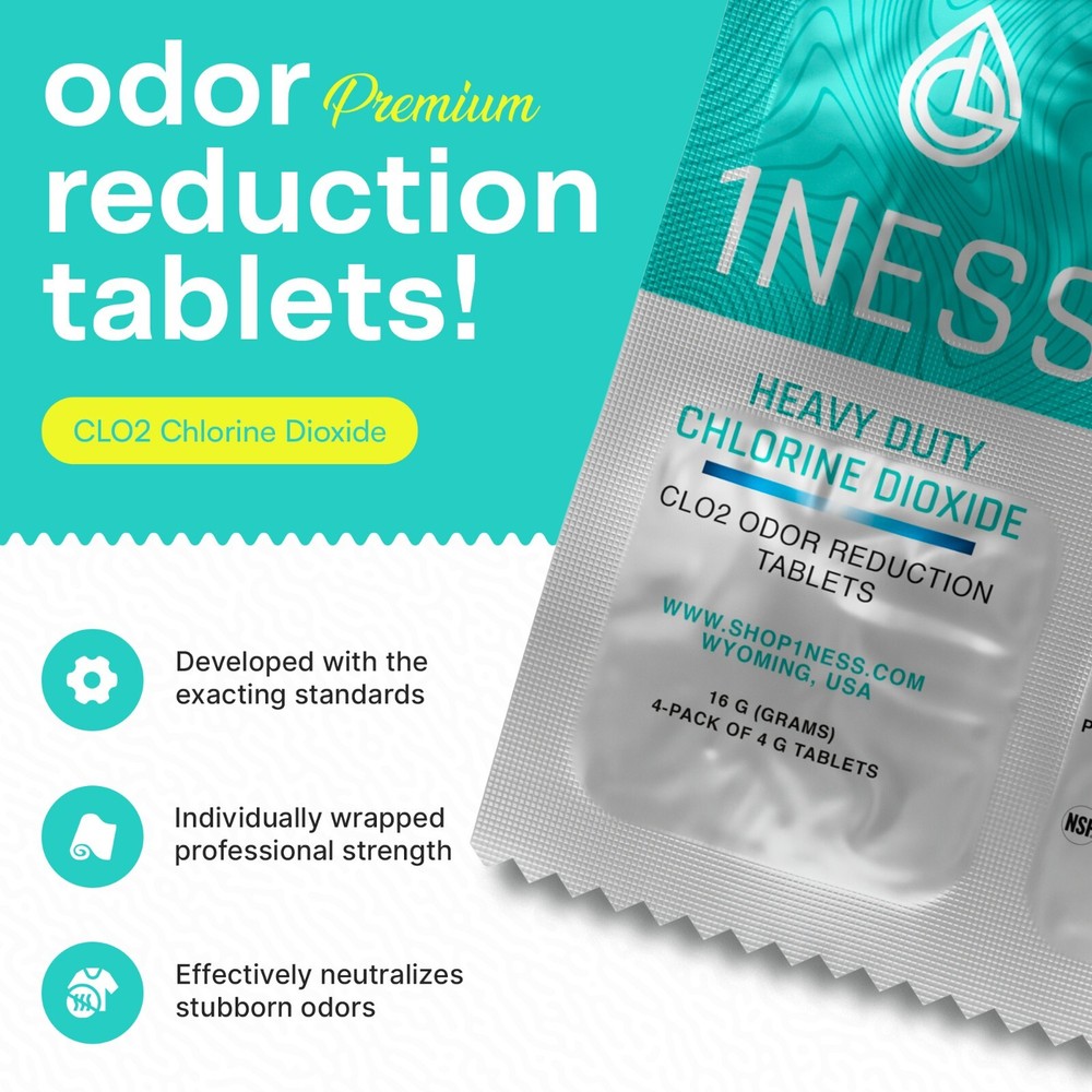 1ness Heavy Duty Odor Eliminator Tablets (8pk)