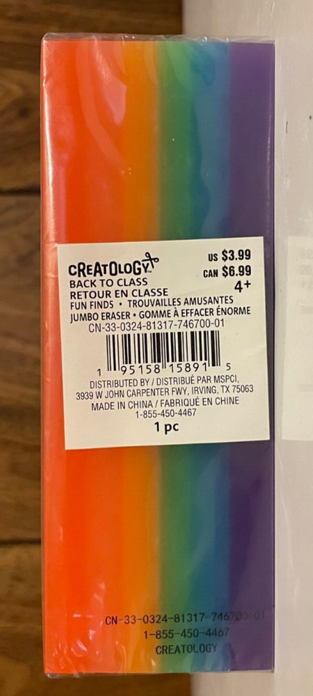 Creatology Back To Class Fun Finds One Jumbo Eraser