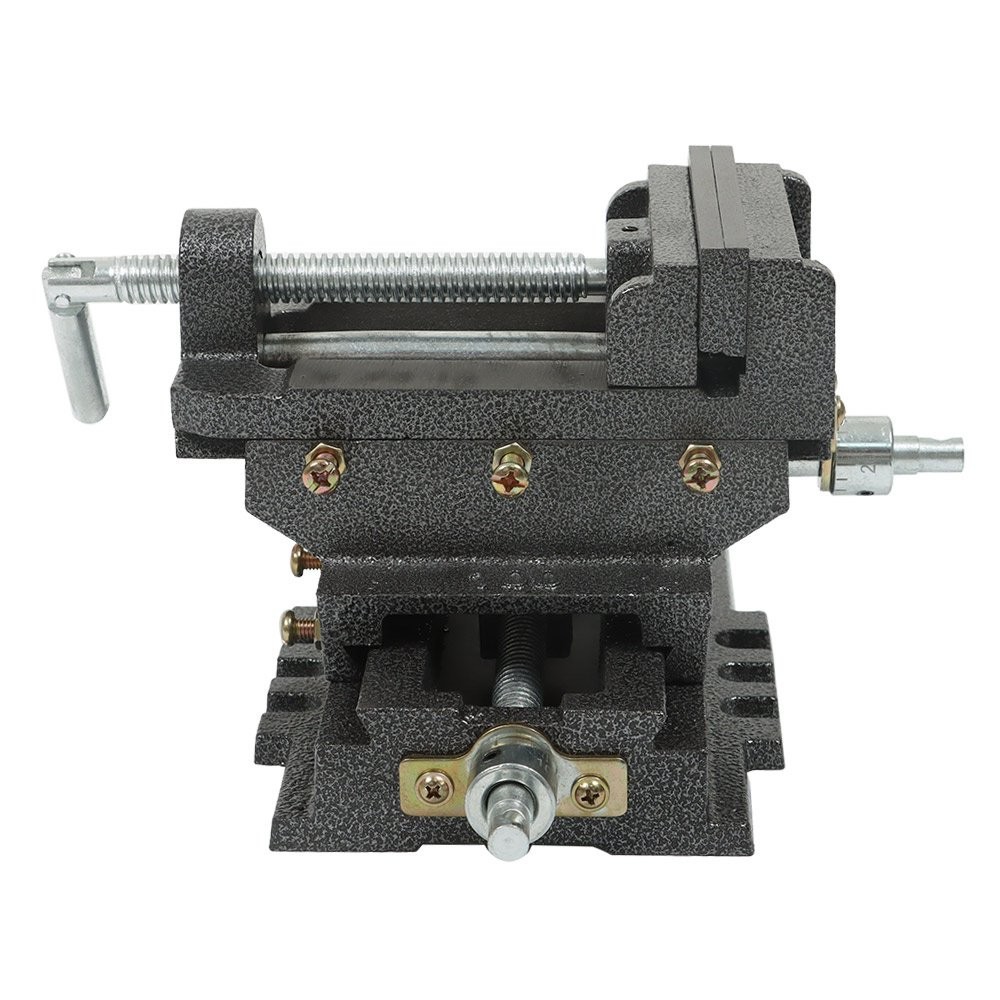 4 Inch Cross Drill Press Vise Slide Metal Milling 2 Way X-Y Clamp Machine