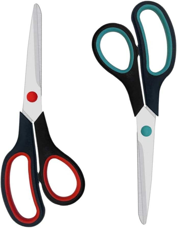 Ultra Sharp 2 Pack 7.5" All-Purpose Scissors – Stainless Steel Scissors